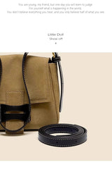 Dull Polish Leather Bag