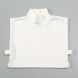 Dralon Detachable Collar White Women's Fashion Soft