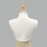 Dralon Detachable Collar White Women's Fashion Soft