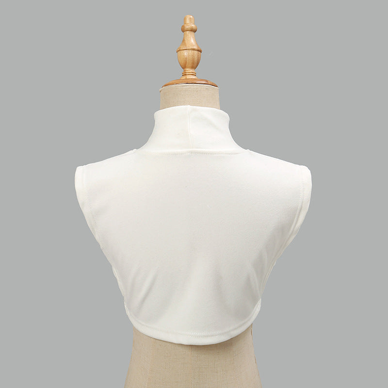 Dralon Detachable Collar White Women's Fashion Soft