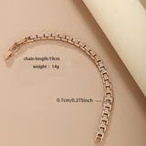 Metallic Light Luxury Inlaid Zirconium Bracelet
